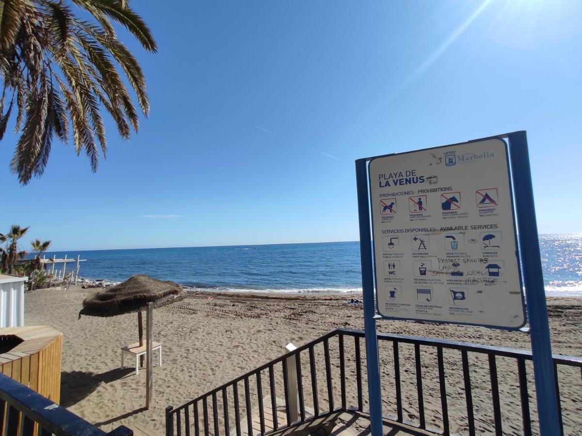 Apartamento en primera línea de playa  Marbella Exterior foto